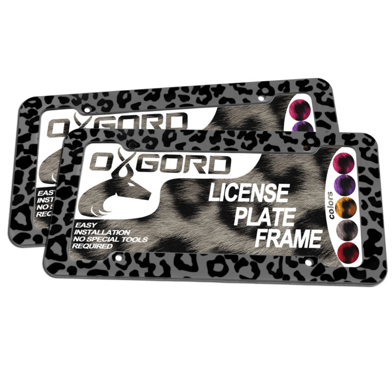 Detail Cheetah License Plate Frame Nomer 28