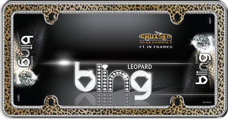 Detail Cheetah License Plate Frame Nomer 33