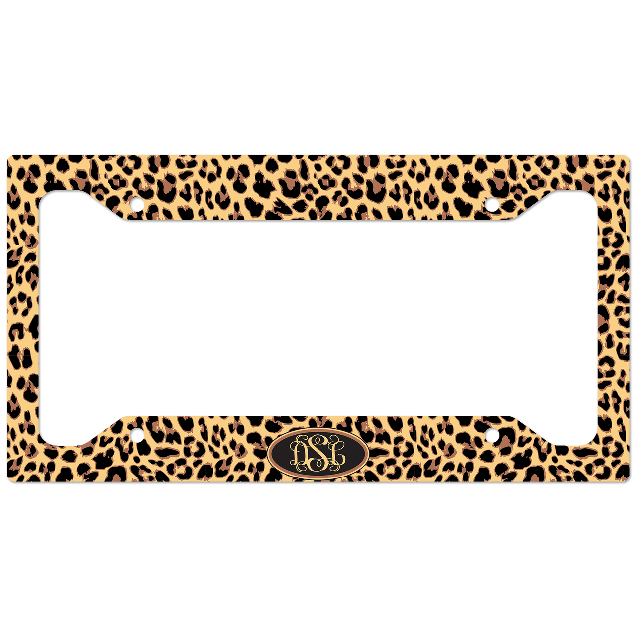 Detail Cheetah License Plate Frame Nomer 45