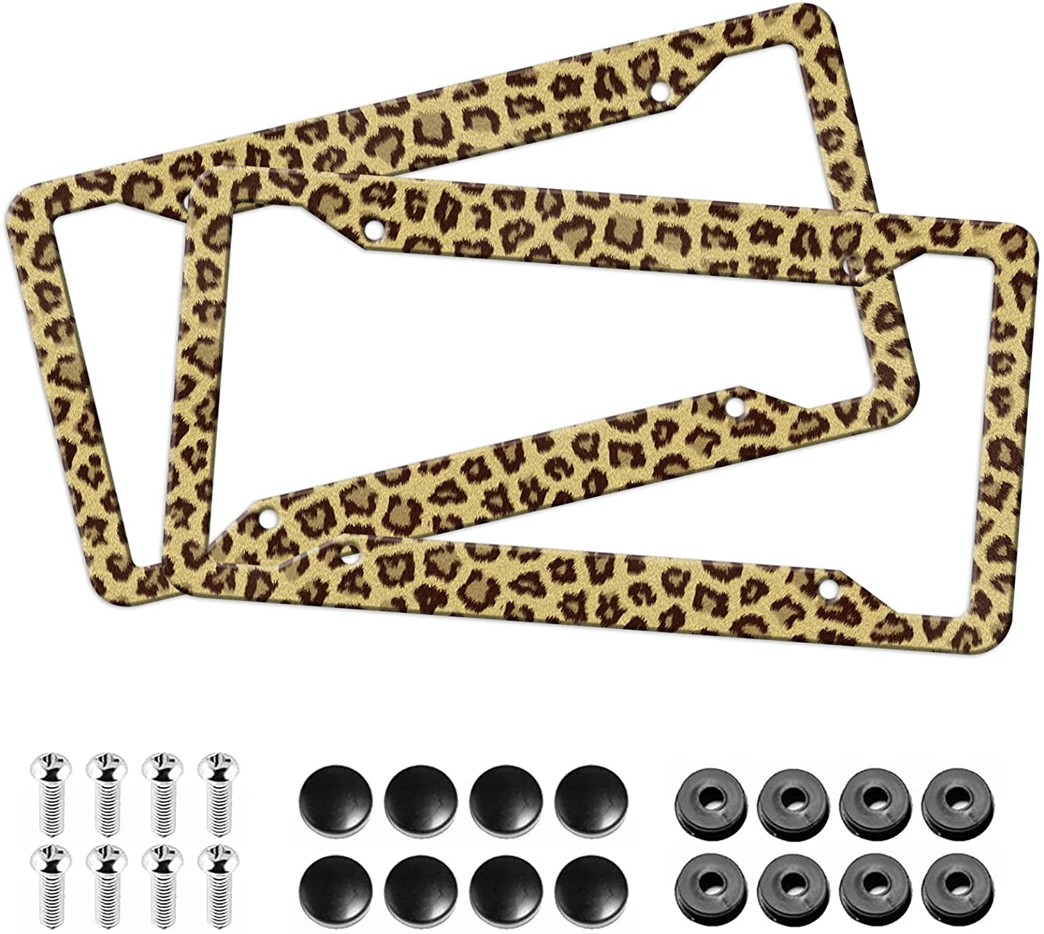Detail Cheetah License Plate Frame Nomer 50