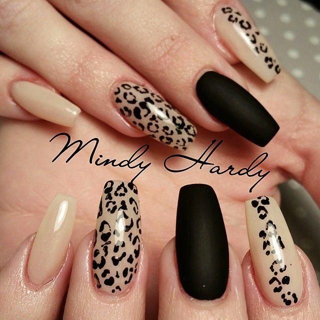 Detail Cheetah Nails Designs Nomer 2