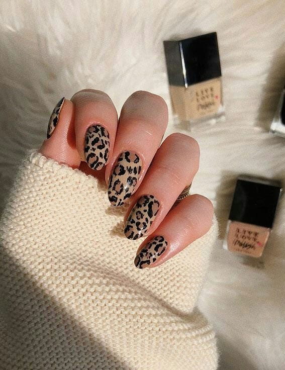 Detail Cheetah Nails Designs Nomer 15