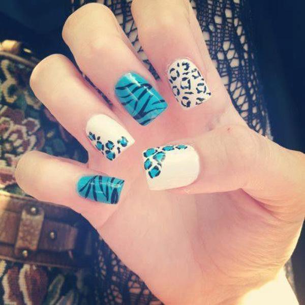 Detail Cheetah Nails Designs Nomer 23