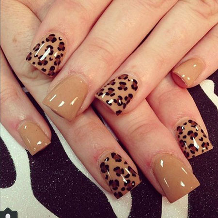 Detail Cheetah Nails Designs Nomer 28