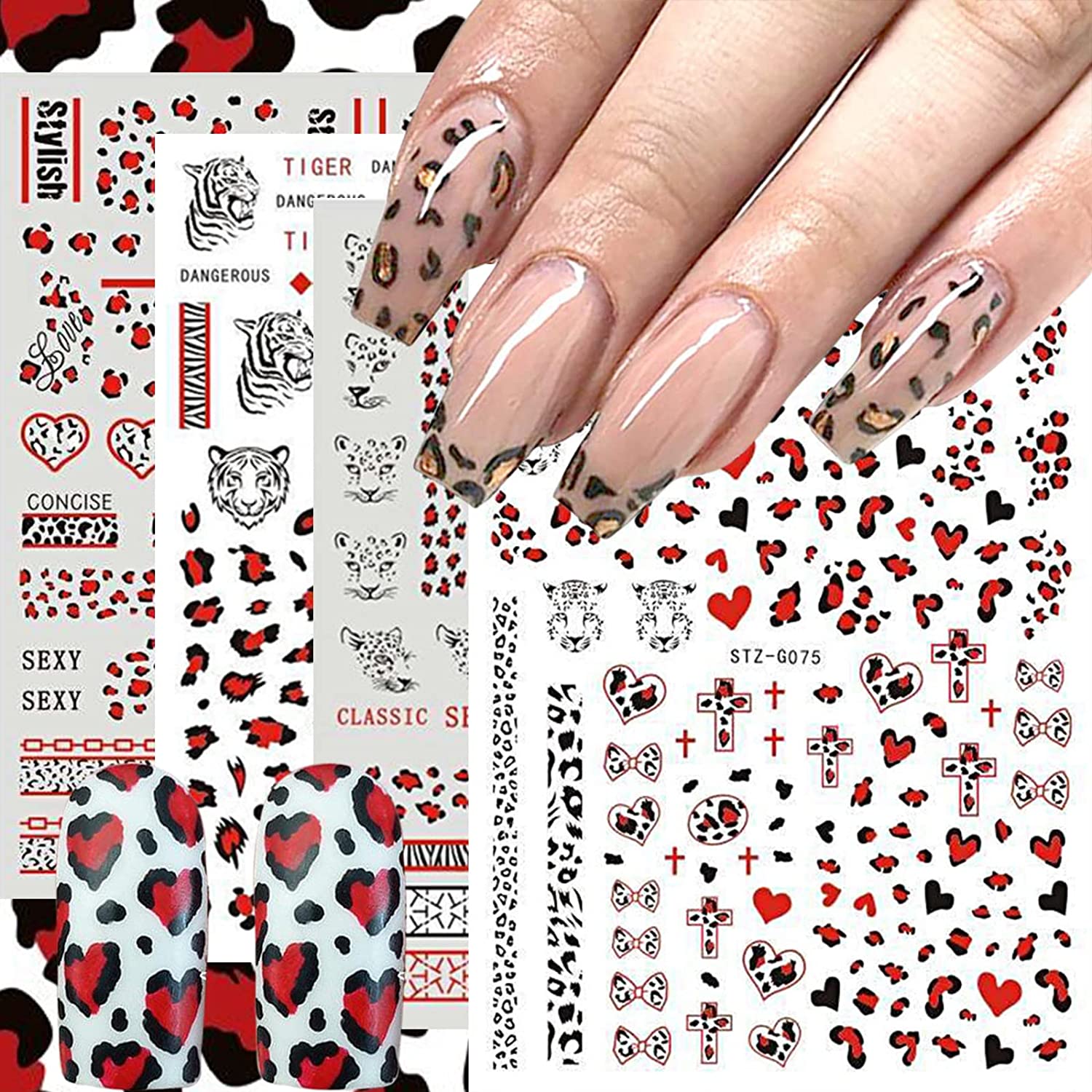 Detail Cheetah Nails Designs Nomer 34