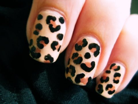 Detail Cheetah Nails Designs Nomer 38
