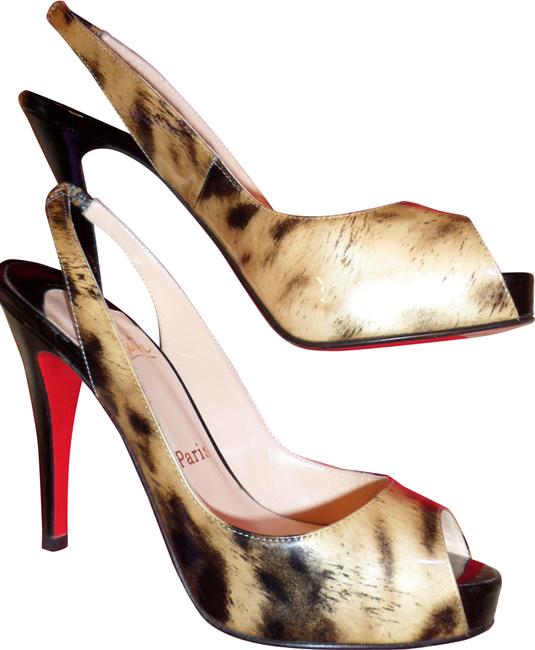 Detail Cheetah Print Christian Louboutin Shoes Nomer 14