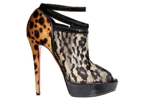 Detail Cheetah Print Christian Louboutin Shoes Nomer 19