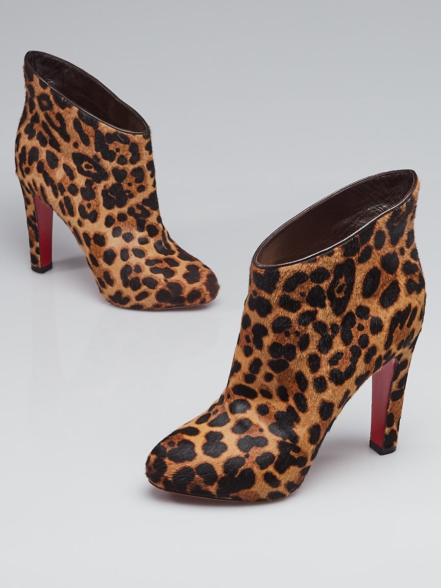 Detail Cheetah Print Christian Louboutin Shoes Nomer 26
