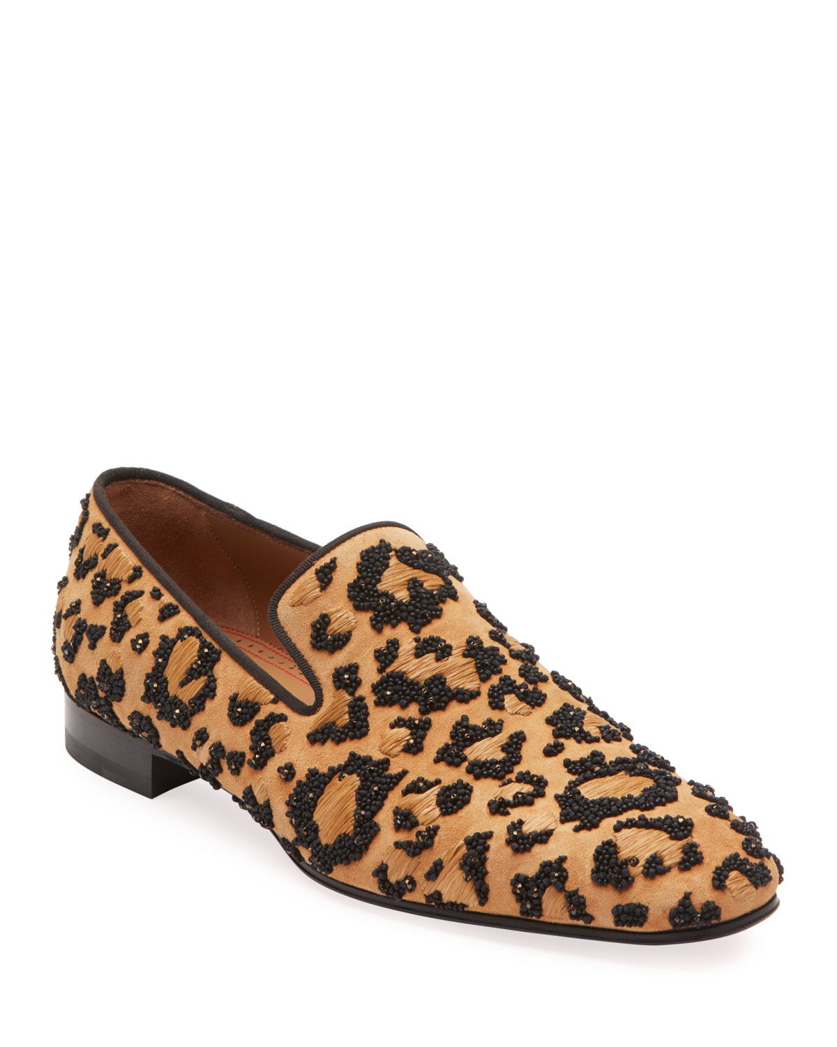 Detail Cheetah Print Christian Louboutin Shoes Nomer 36