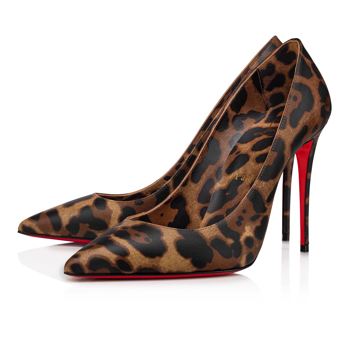 Detail Cheetah Print Christian Louboutin Shoes Nomer 43