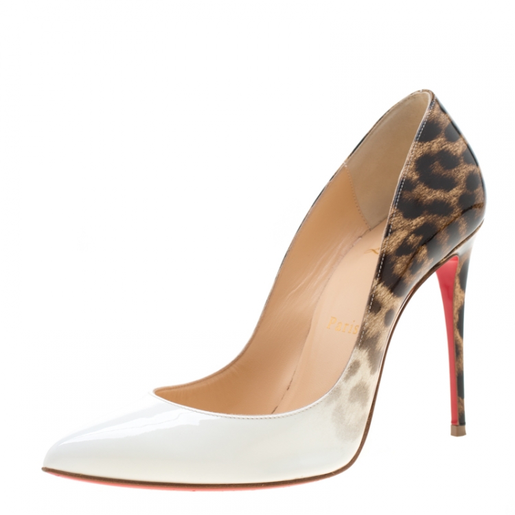 Detail Cheetah Print Christian Louboutin Shoes Nomer 6