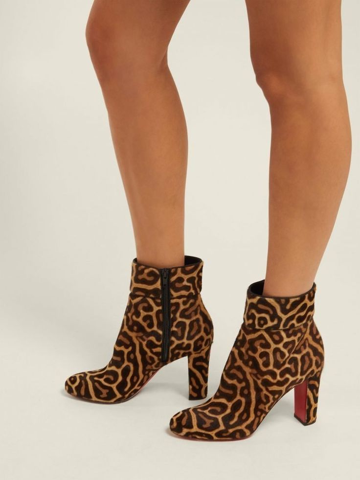 Detail Cheetah Print Christian Louboutin Shoes Nomer 54