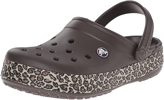 Detail Cheetah Print Crocs Nomer 37