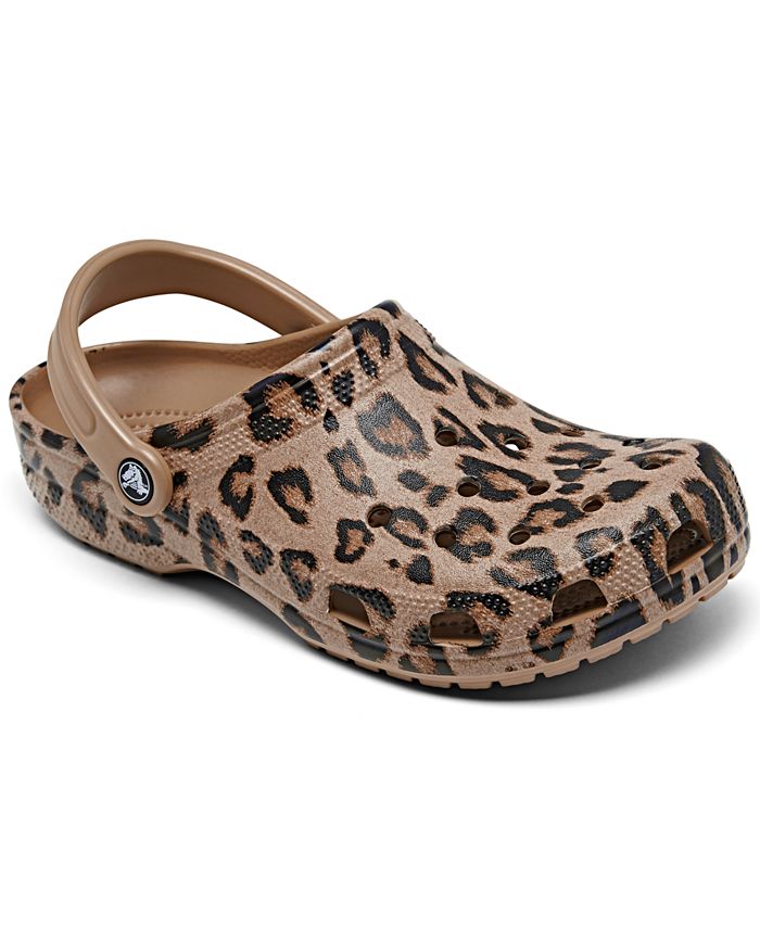 Detail Cheetah Print Crocs With Fur Nomer 11