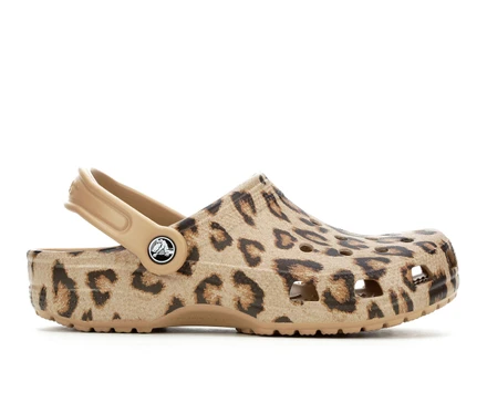 Detail Cheetah Print Crocs With Fur Nomer 17
