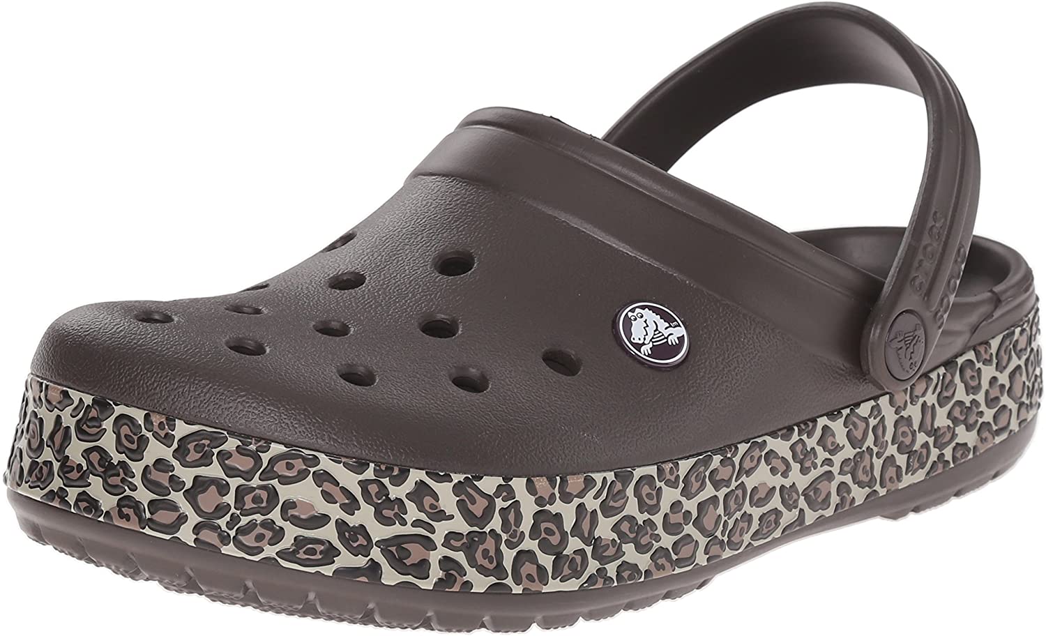 Detail Cheetah Print Crocs With Fur Nomer 19