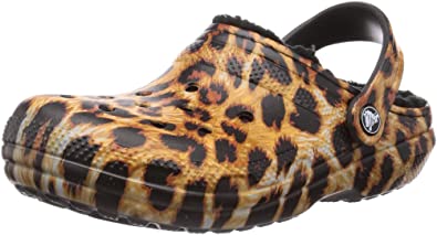 Detail Cheetah Print Crocs With Fur Nomer 6