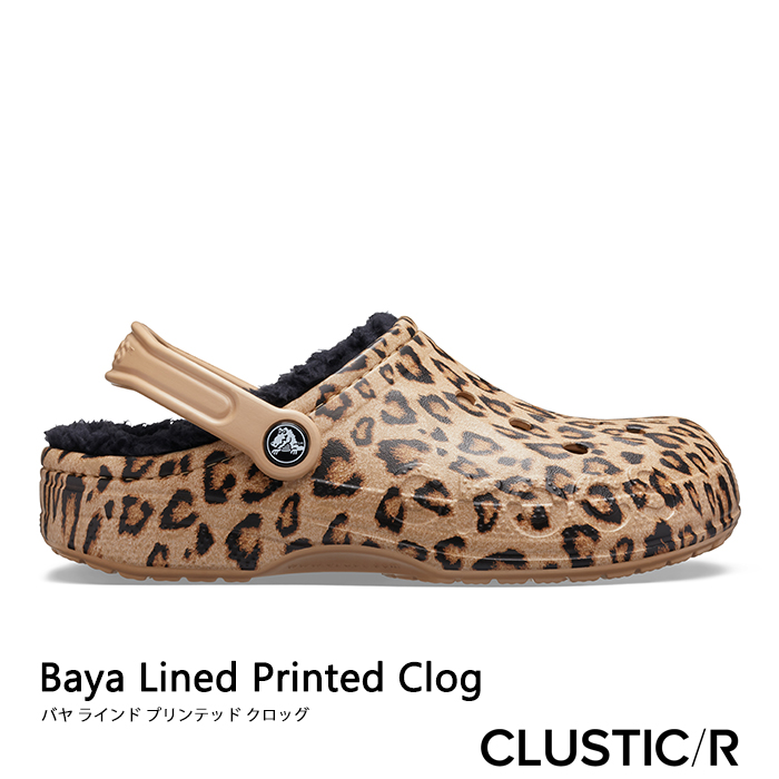 Detail Cheetah Print Crocs With Fur Nomer 55