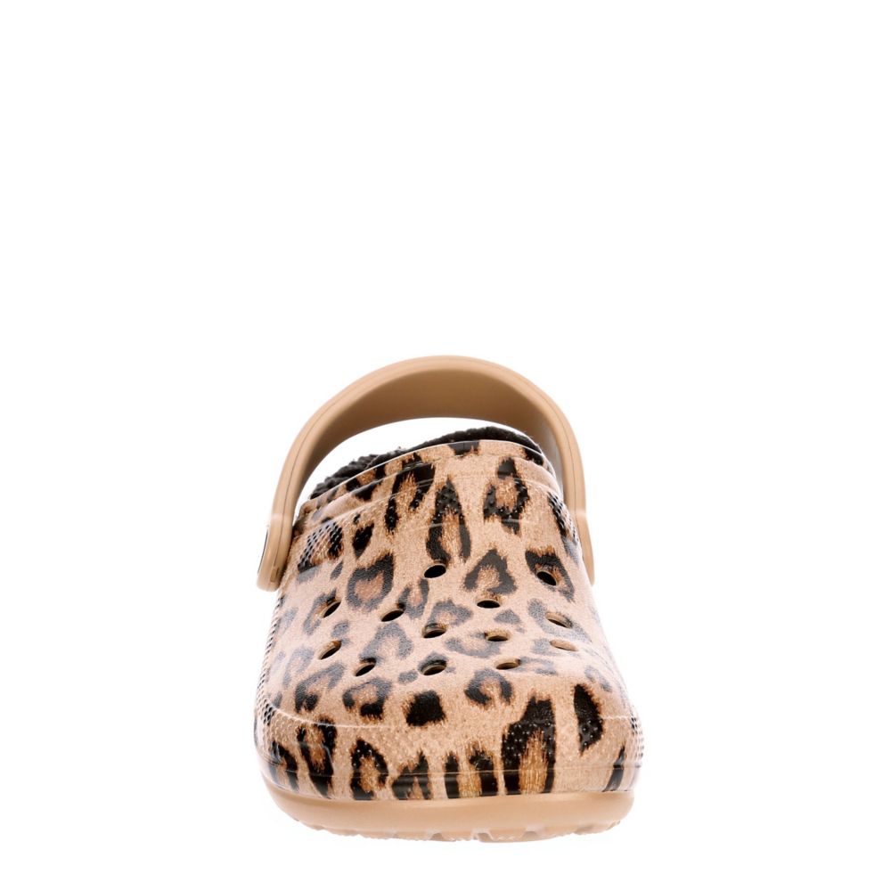 Detail Cheetah Print Crocs With Fur Nomer 56