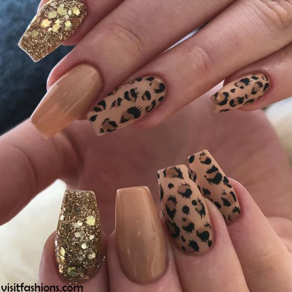 Detail Cheetah Print Nails 2020 Nomer 48