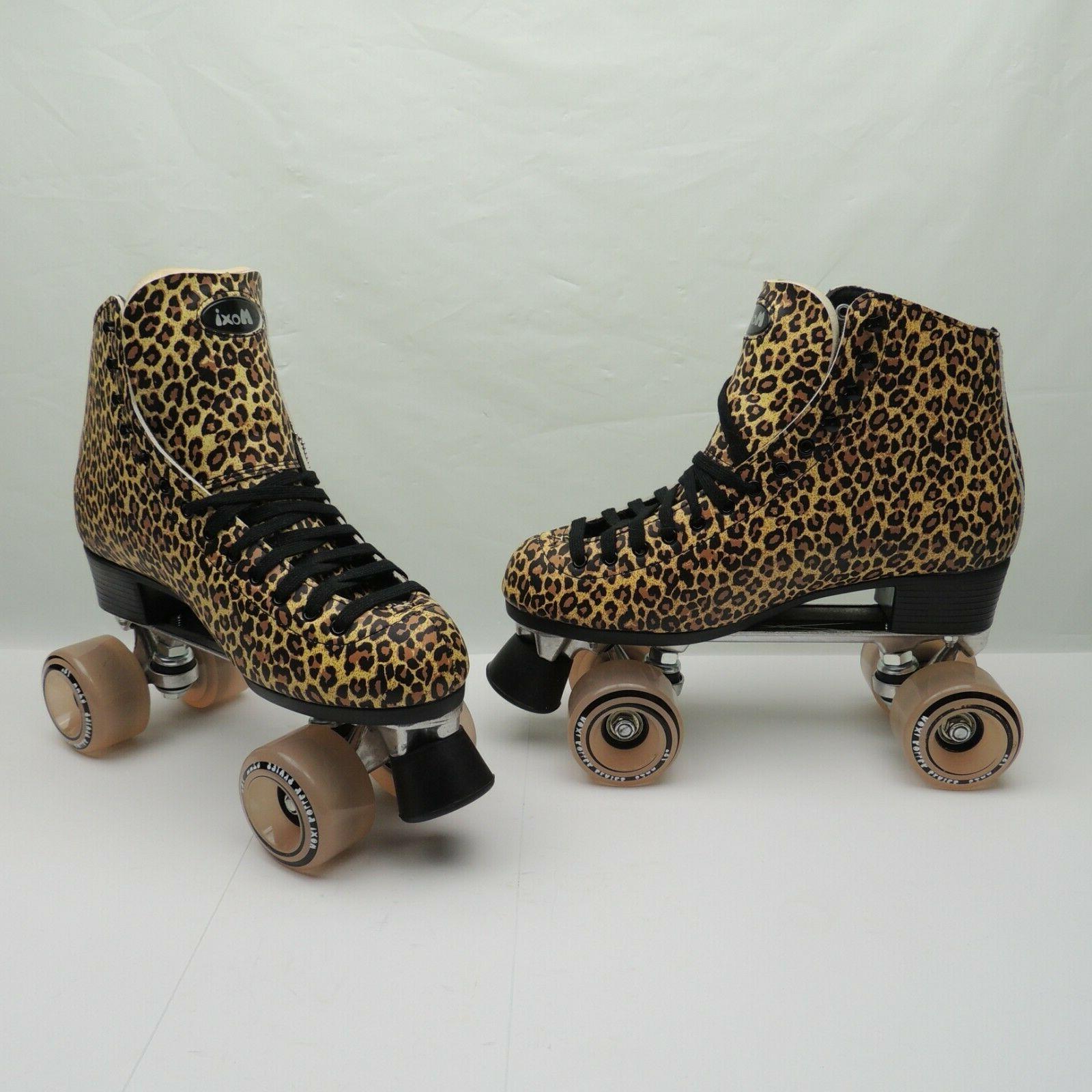 Detail Cheetah Print Roller Skates Nomer 20