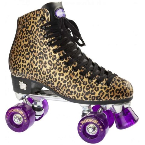 Detail Cheetah Print Roller Skates Nomer 43