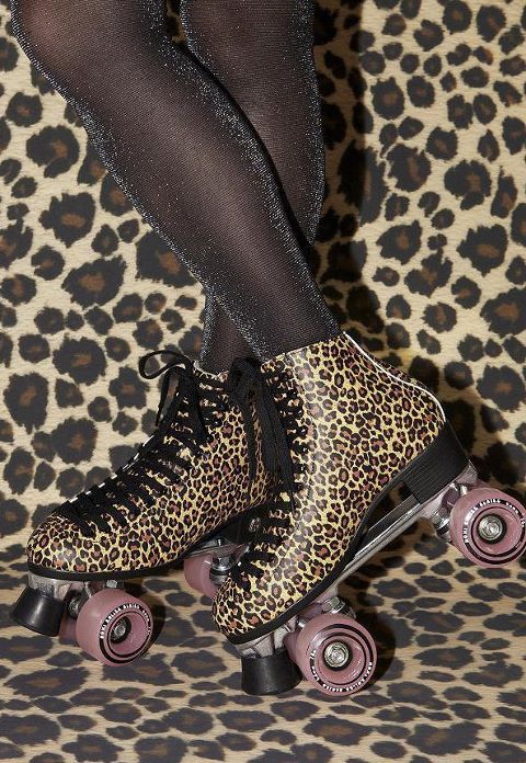 Detail Cheetah Print Skates Nomer 42