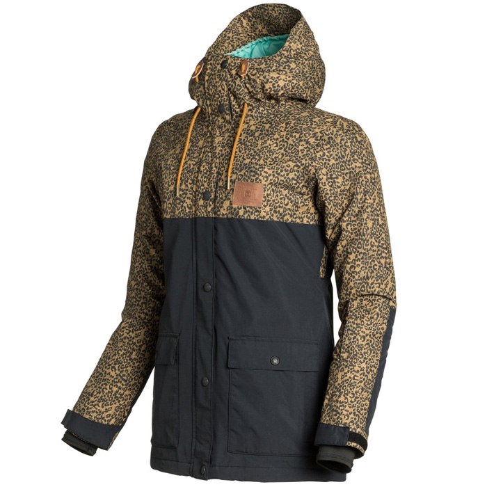 Detail Cheetah Print Snowboard Jacket Nomer 11