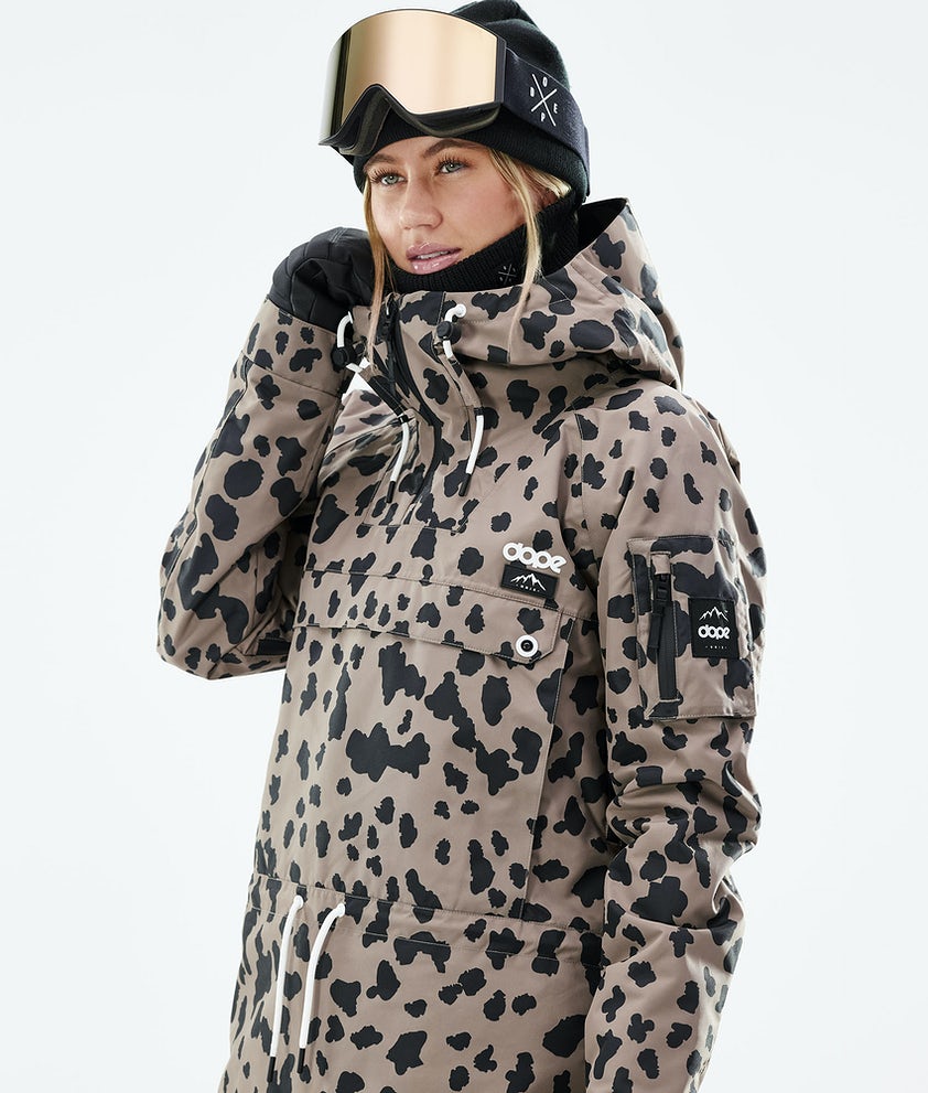 Detail Cheetah Print Snowboard Jacket Nomer 20