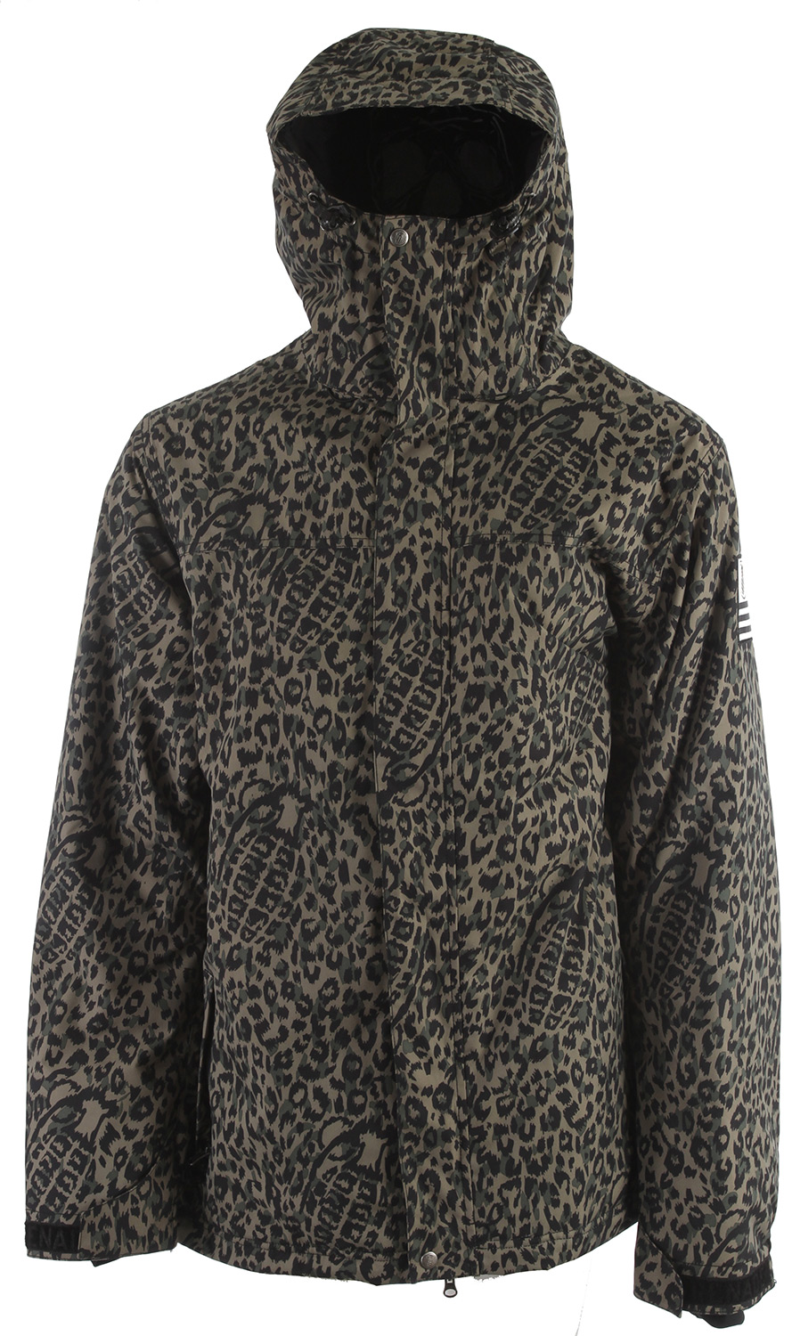 Detail Cheetah Print Snowboard Jacket Nomer 21