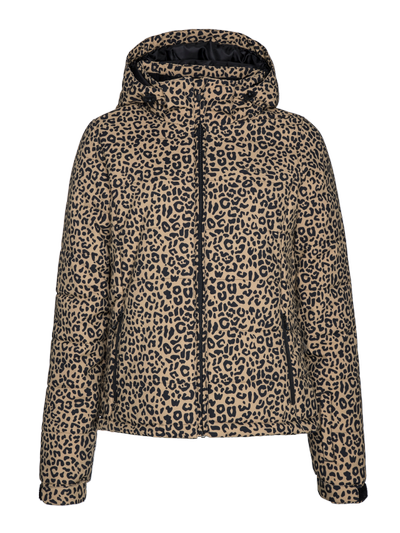 Detail Cheetah Print Snowboard Jacket Nomer 31