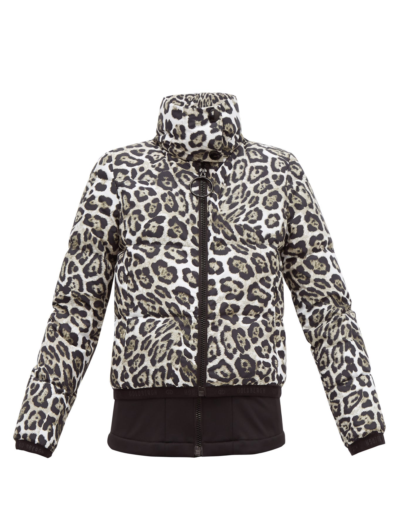 Detail Cheetah Print Snowboard Jacket Nomer 57