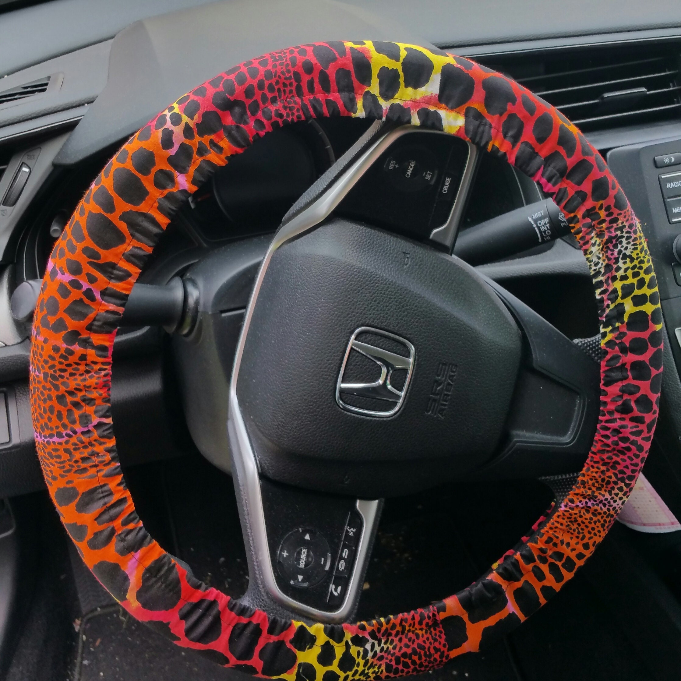 Detail Cheetah Print Steering Wheel Cover Nomer 27