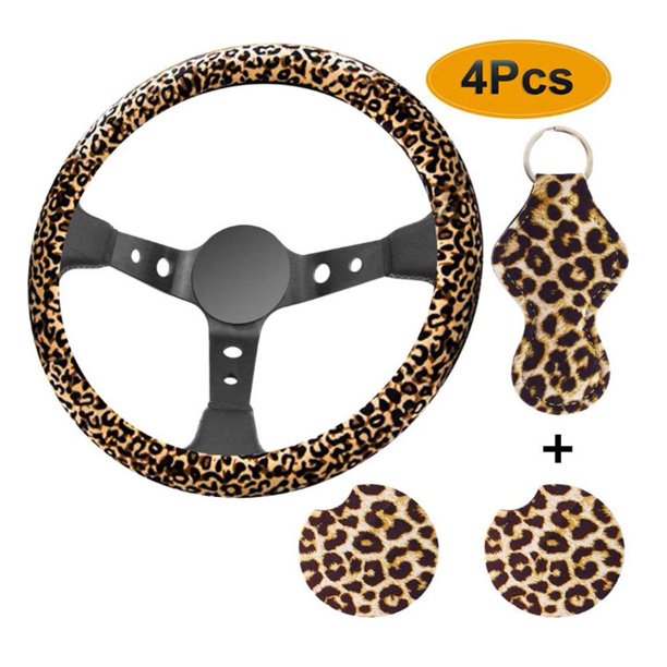 Detail Cheetah Print Steering Wheel Cover Nomer 53
