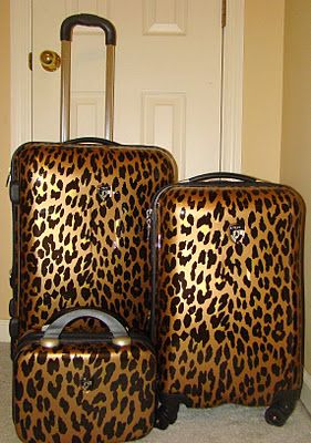 Detail Cheetah Print Suitcase Nomer 23