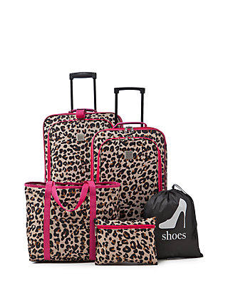 Detail Cheetah Print Suitcase Nomer 27