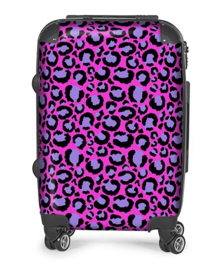 Detail Cheetah Print Suitcase Nomer 32