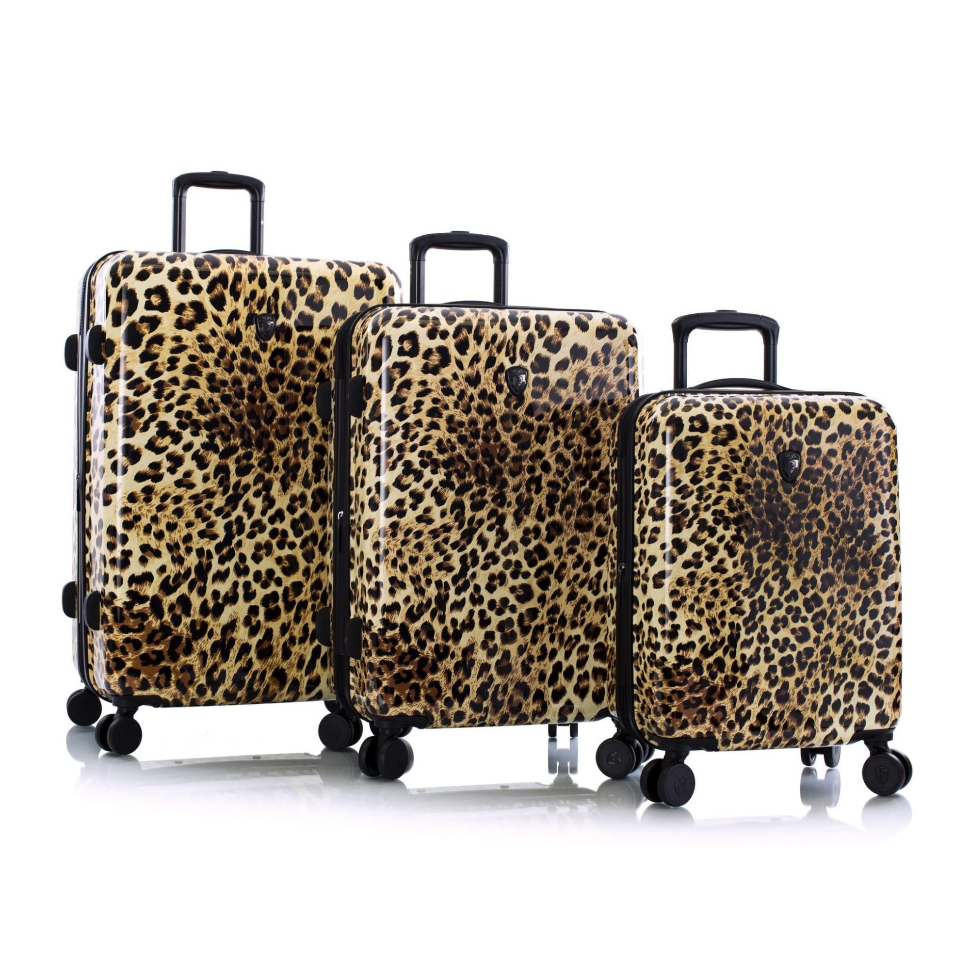 Detail Cheetah Print Suitcase Nomer 6