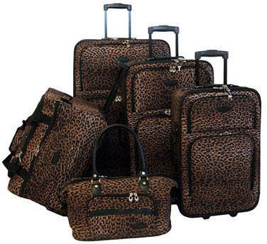 Detail Cheetah Print Suitcase Nomer 51