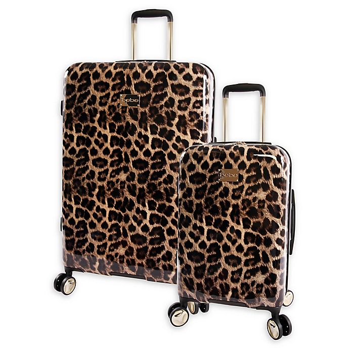 Detail Cheetah Print Suitcase Nomer 7