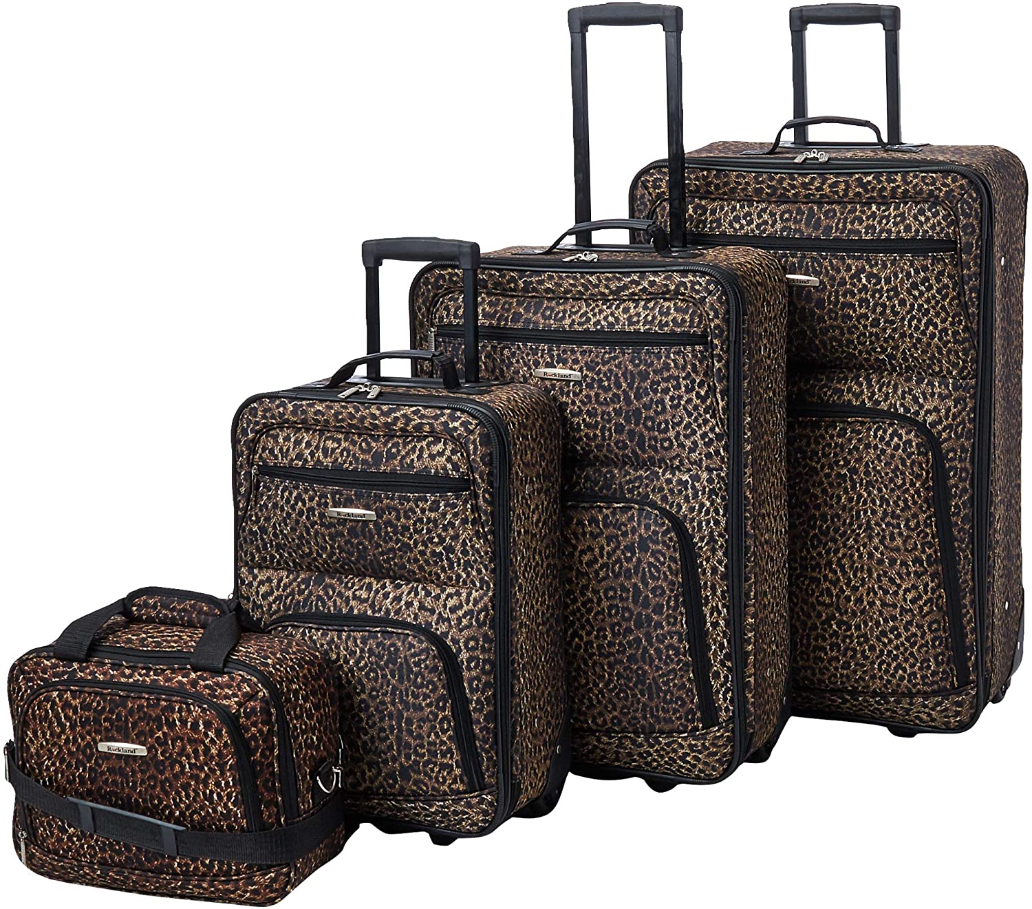 Detail Cheetah Print Suitcase Nomer 8