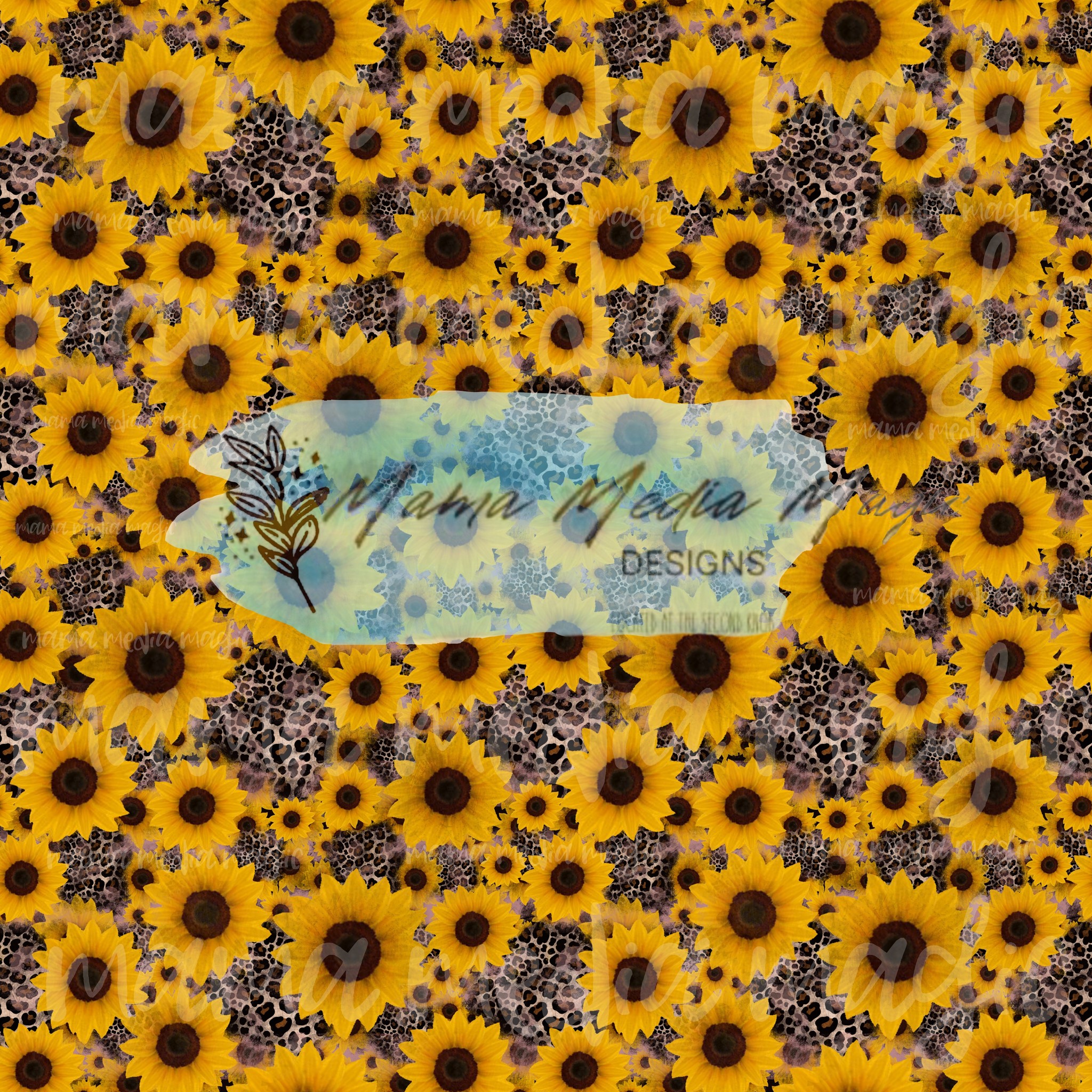 Detail Cheetah Print Sunflower Wallpaper Nomer 32