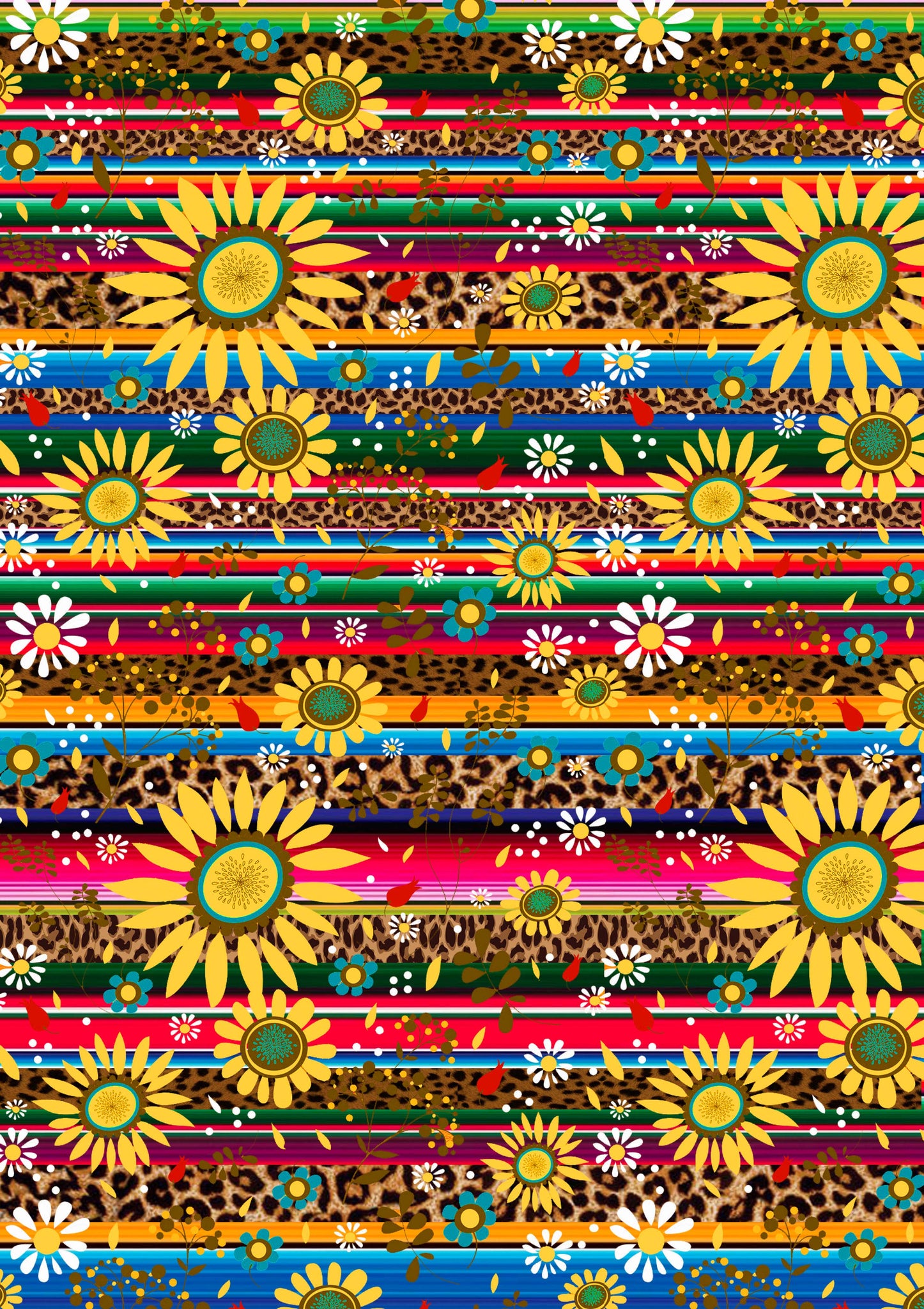 Detail Cheetah Print Sunflower Wallpaper Nomer 40