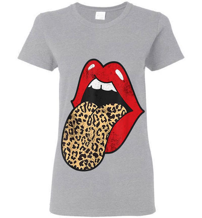 Detail Cheetah Print Tongue Shirt Nomer 28