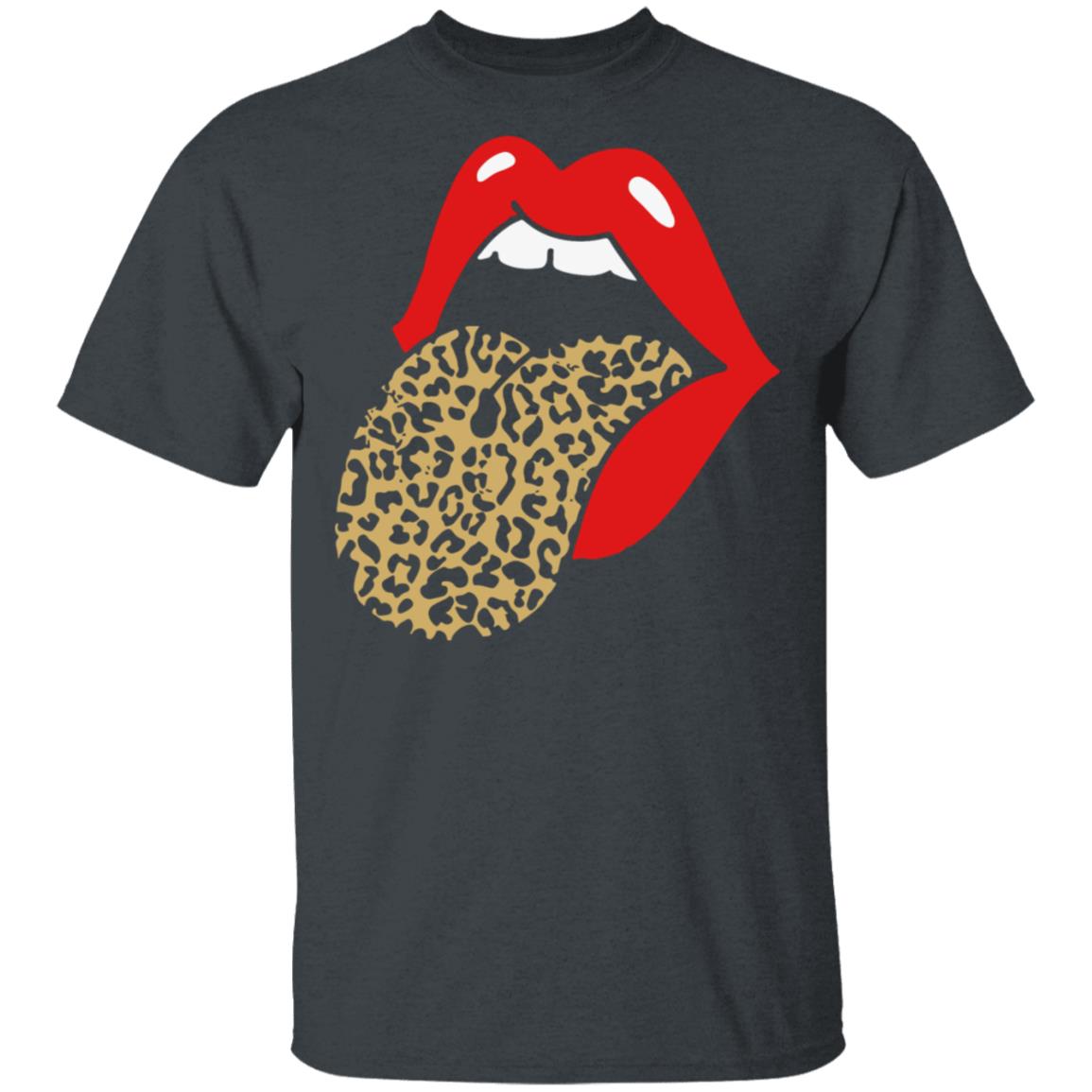 Detail Cheetah Print Tongue Shirt Nomer 32