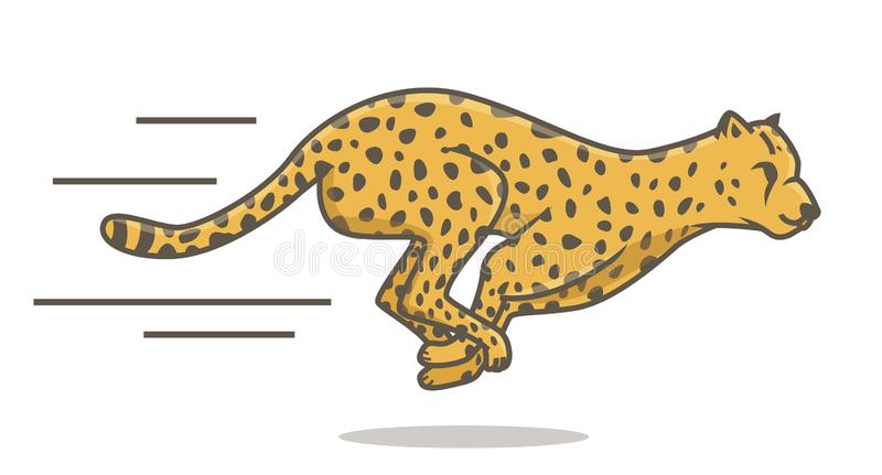 Detail Cheetah Running Clipart Nomer 2