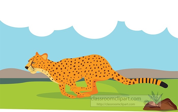 Detail Cheetah Running Clipart Nomer 8