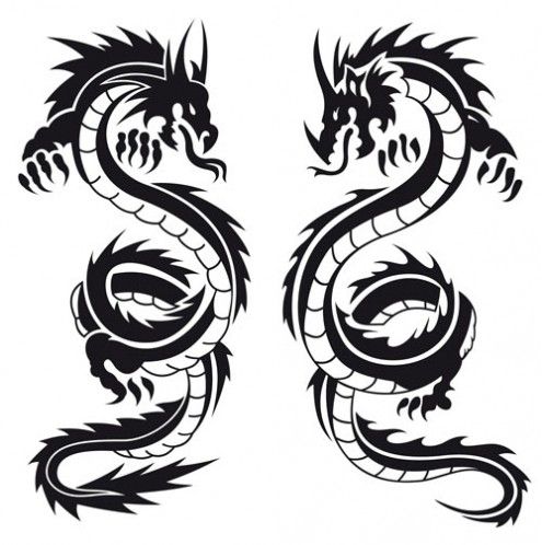 Drache Schwert Tattoo - KibrisPDR