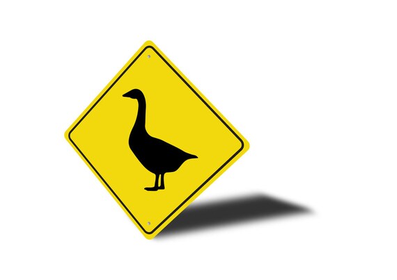 Goose Warning Sign - KibrisPDR